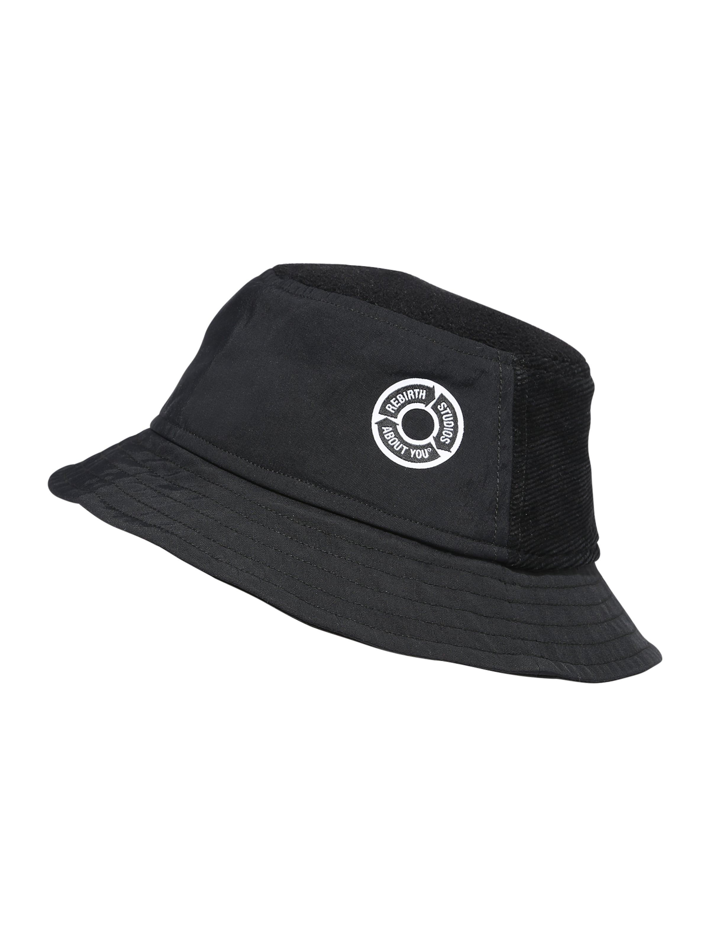 ABOUT YOU REBIRTH STUDIOS Klobúk 'BUCKET' - Čierna