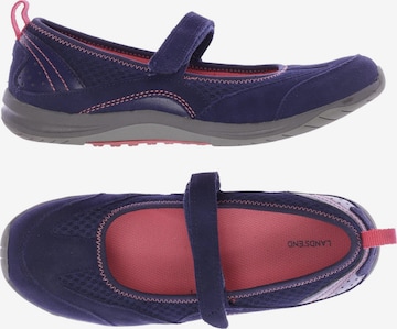 Lands‘ End Flats & Loafers in 39 in Blue: front