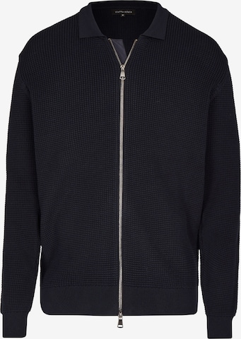 Steffen Klein Knit Cardigan in Black: front