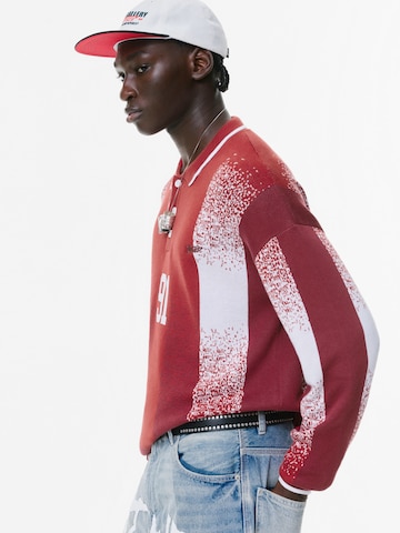 Pull&Bear Trui 'STWD' in Rood