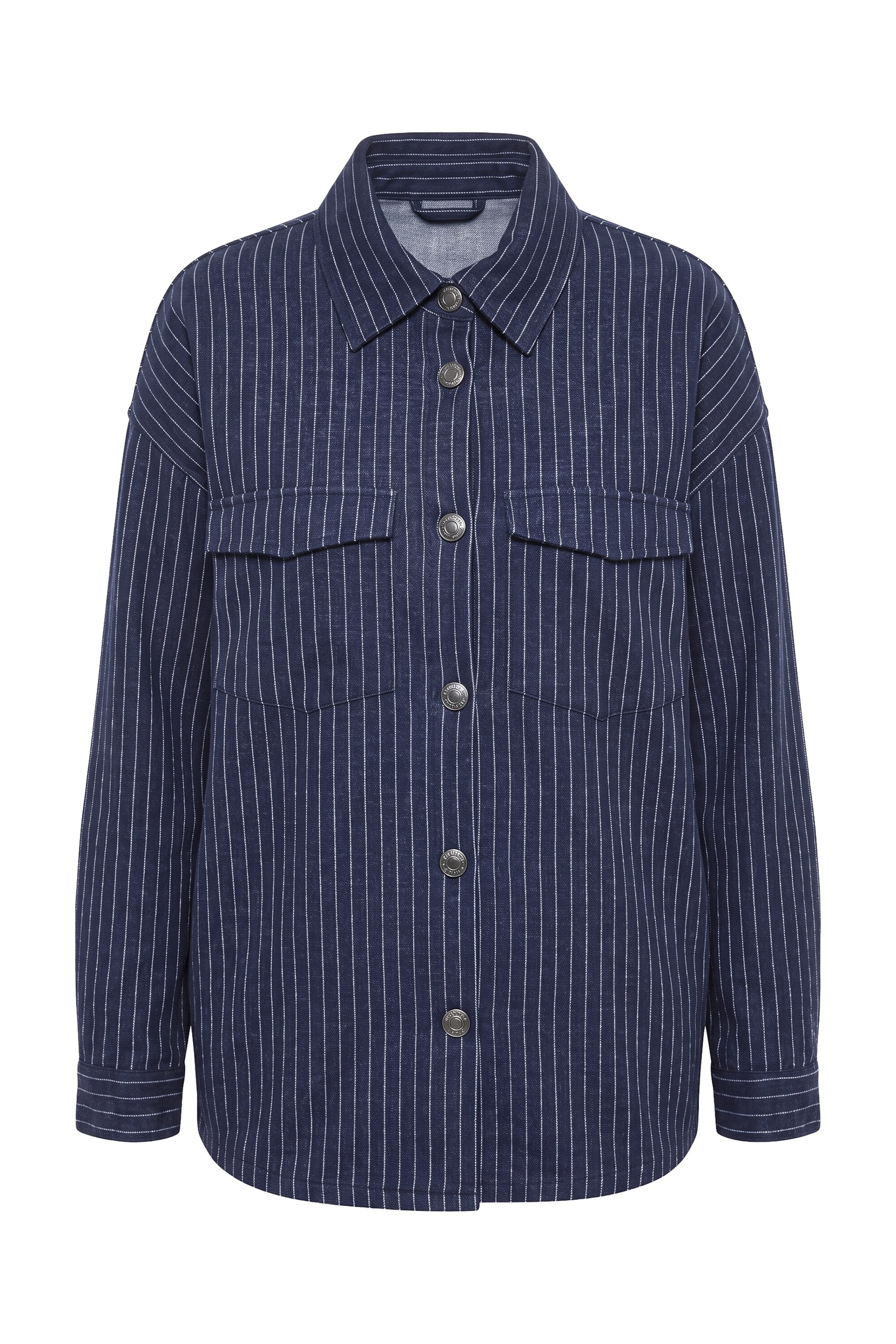 MIAMODA Sweatshirt in Blauw: voorkant