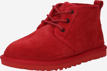 UGG Lace-Up Ankle Boots 'NEUMEL' in Red: front
