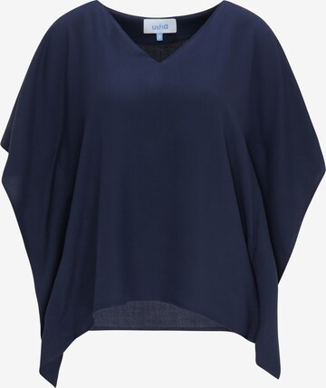 usha BLUE LABEL Blouse in Blauw: voorkant