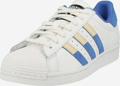 ADIDAS ORIGINALS Sneaker 'Superstar' in blau / pastellgelb / weiß, Produktansicht