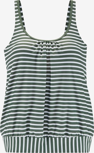 VENICE BEACH Tankini top u maslinasta / bijela, Pregled proizvoda