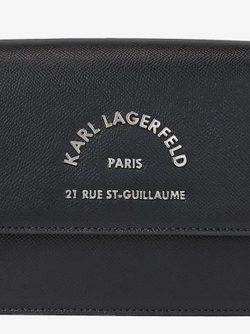 Karl Lagerfeld Torba za čez ramo 'Rue St-Guillaume' | črna barva