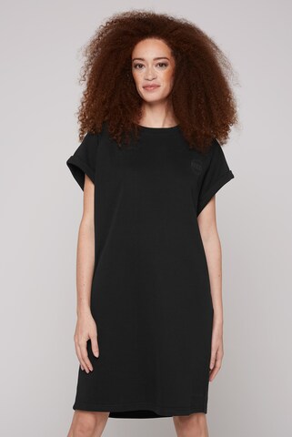 Soccx Oversized Dress in Black: front