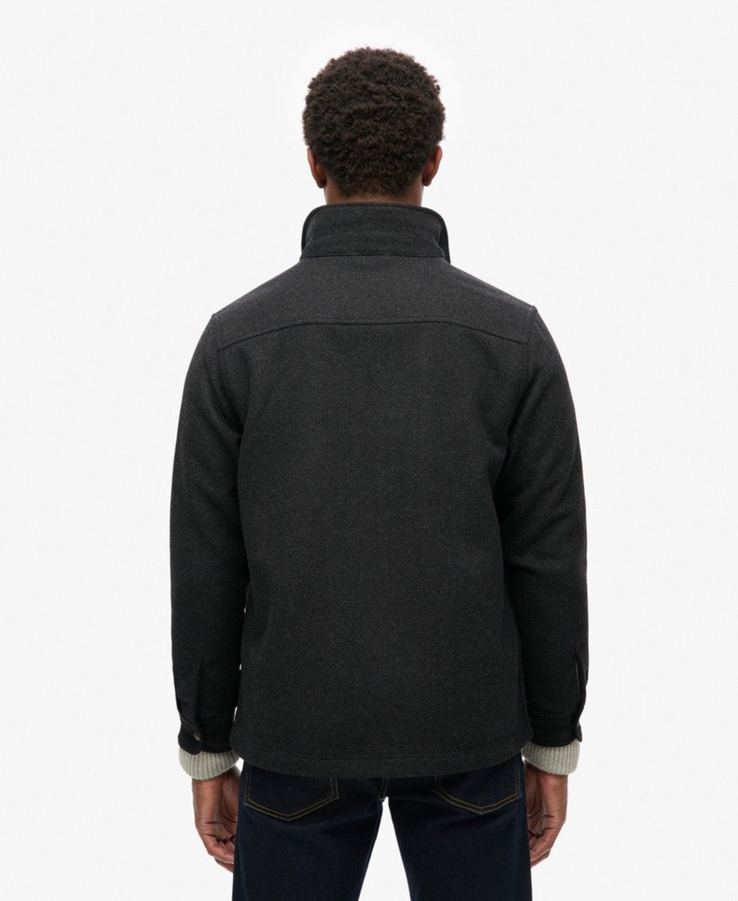 Superdry Übergangsjacke in Schwarz