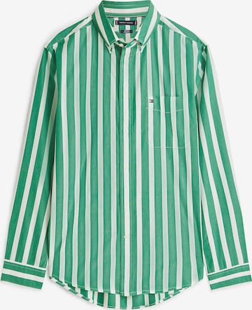 Chemise TOMMY HILFIGER en vert : devant