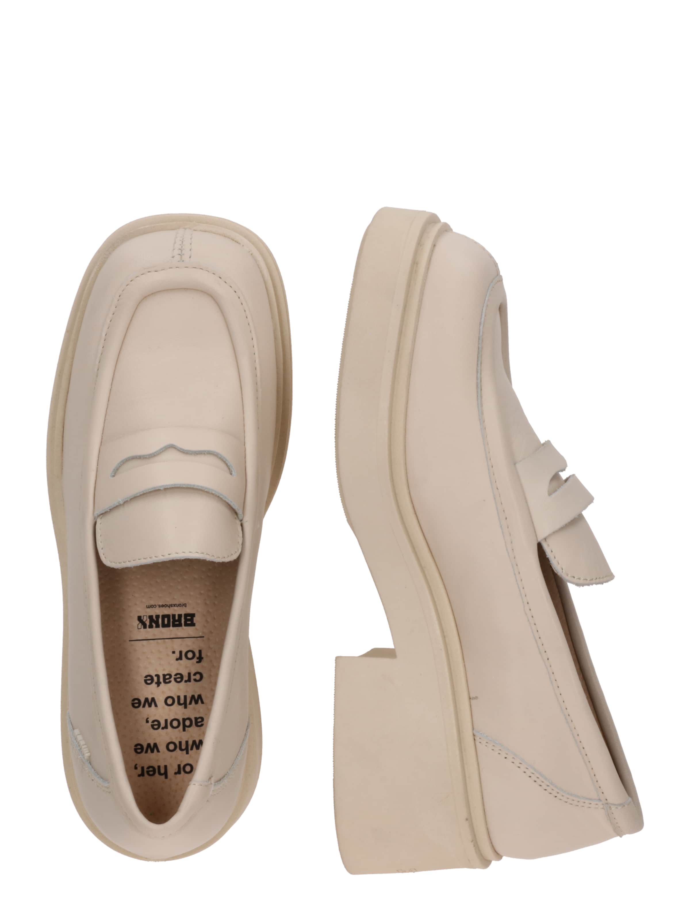 BRONX Papuče 'Daff-Ey' - Béžová