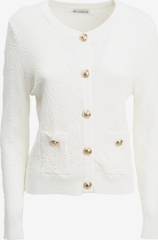 balta Influencer Kardiganas: priekis