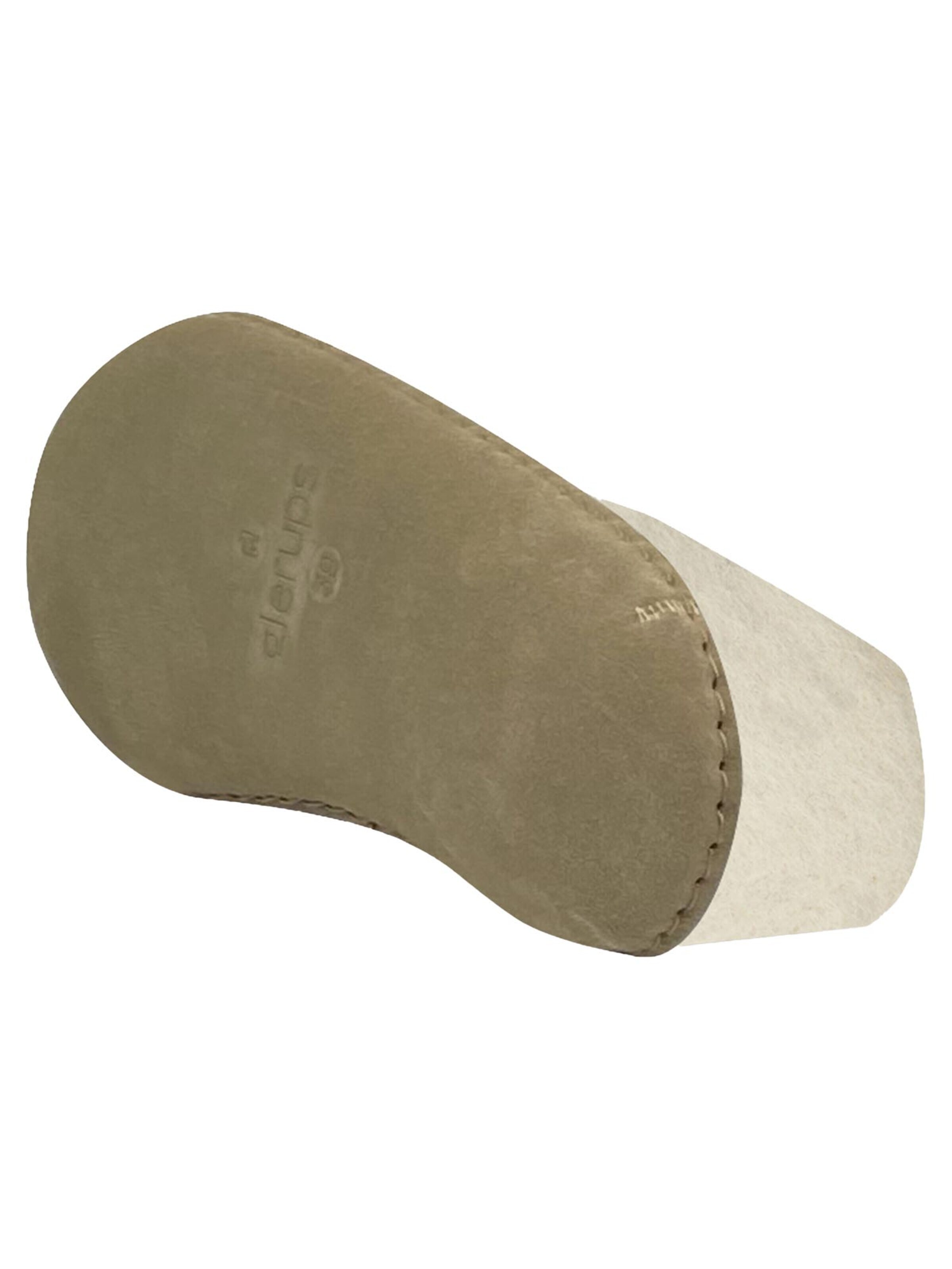 Glerups Slipper 'Ledersohle' in White