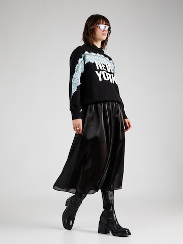 3.1 Phillip Lim Bluzka sportowa 'THERE IS ONLY ONE NY' w kolorze czarny