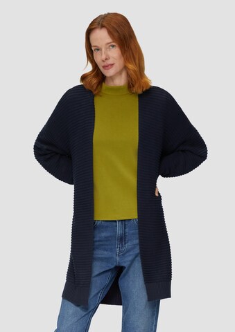 s.Oliver Knit cardigan in Blue: front