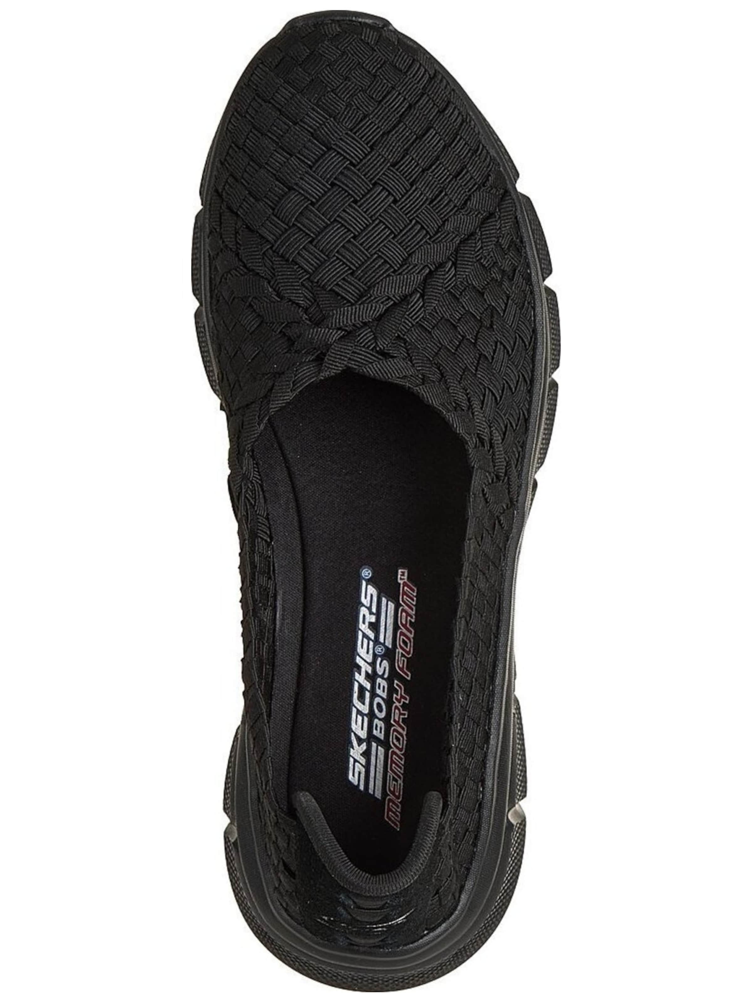 SKECHERS Ballerina 'Bobs B Flex - Flex Web'‌‌‌‌‌‌‌ in Schwarz