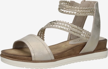 TAMARIS Sandalen met riem in Goud: voorkant