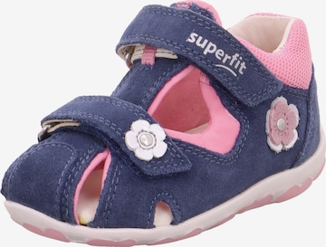 SUPERFIT Sandalen 'FANNI' in Blauw: voorkant