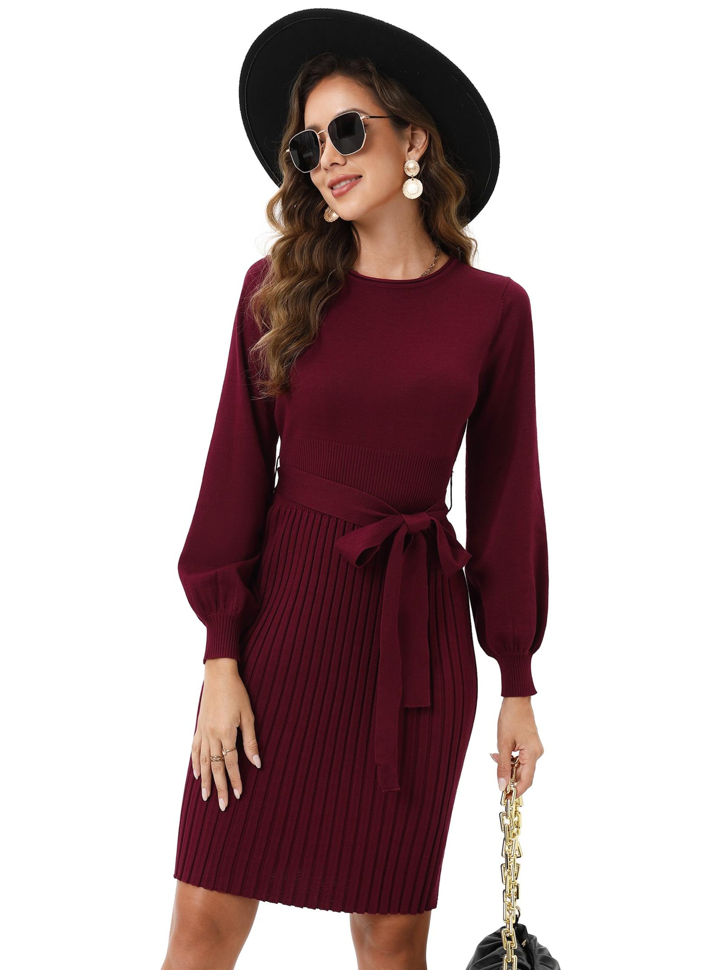 Yesfashion Dress in Red