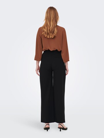 JDY Regular Pleat-front trousers 'Catia' in Black