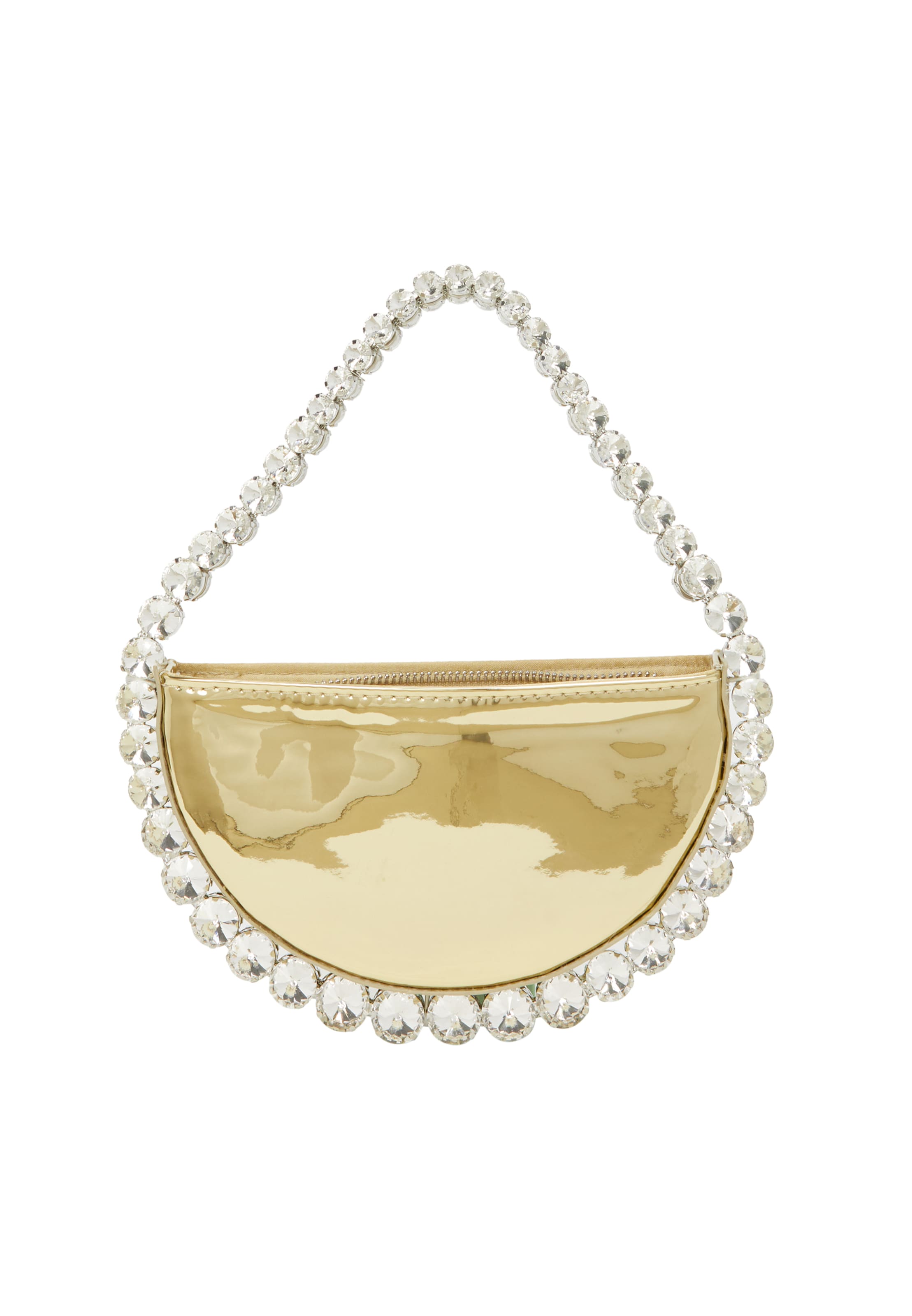 KRZY Handbag in Gold: front