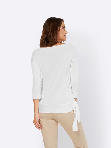 Pull-over heine en blanc