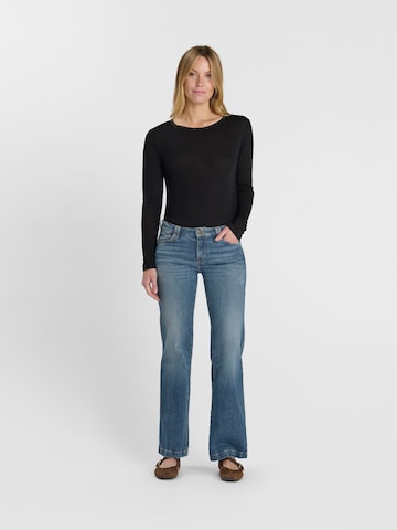 Le Temps Des Cerises Flared Jeans in Blauw