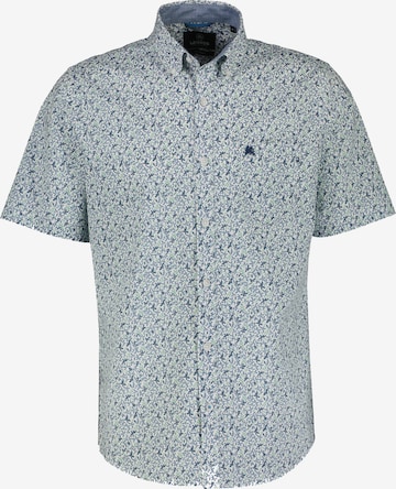 LERROS Button Up Shirt in Blue: front