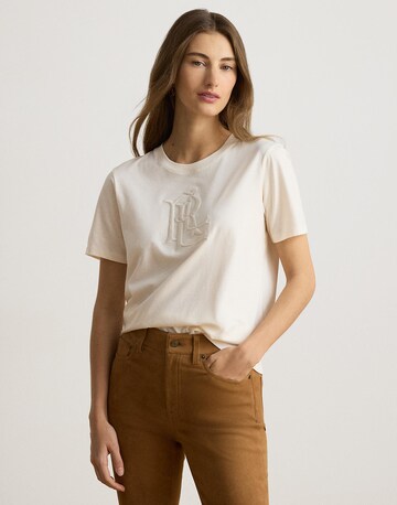Lauren Ralph Lauren Shirt in Beige: front