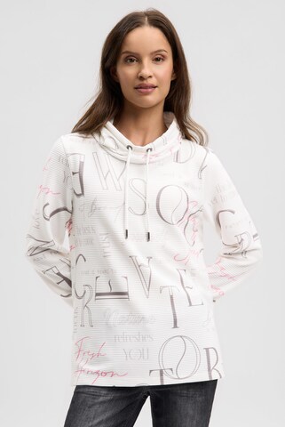 Soccx Sweatshirt in White: front