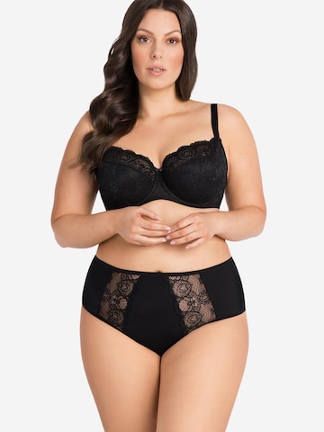 Gorsenia T-shirt Bra 'K357 Blanca' in Black