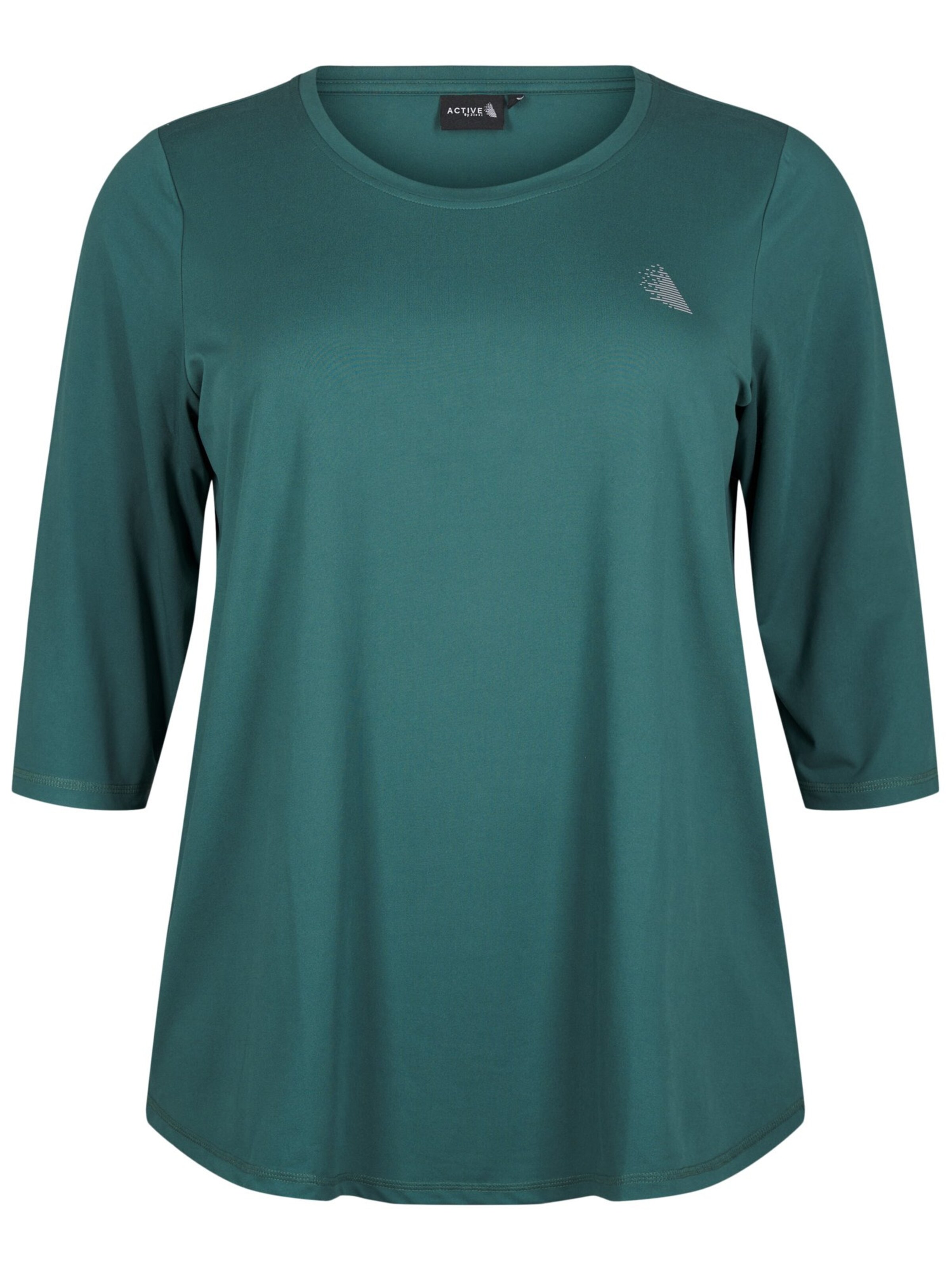 Active by Zizzi Функционална тениска в зелено: отпред