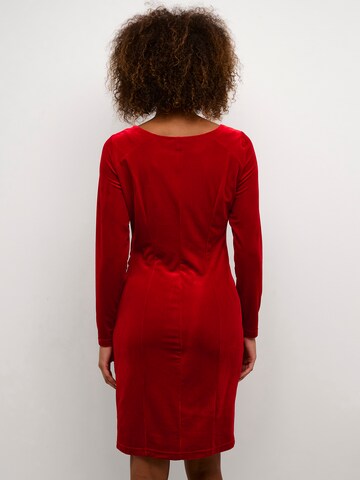 Kaffe Jurk 'KA Kelly' in Rood