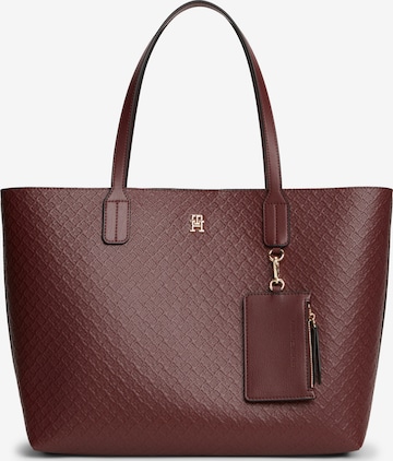 TOMMY HILFIGER Shopper táska 'TOTE MONO' - piros: elől