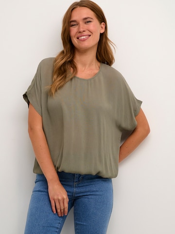 Camicia da donna 'Amber Stanley' di Kaffe in verde: frontale