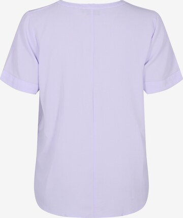 Zizzi Bluse 'Vanni' in Lila