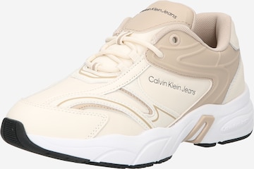 Calvin Klein Jeans Tenisky – béžová: přední strana