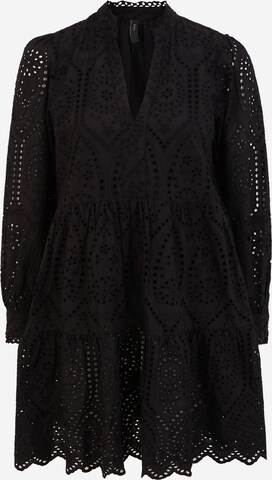 Robe-chemise 'Holi' Y.A.S Petite en noir : devant