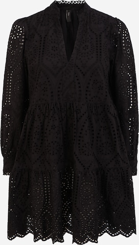 Robe-chemise 'Holi' Y.A.S Petite en noir : devant