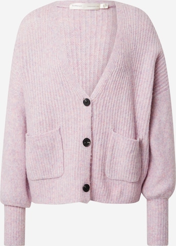 InWear Knit Cardigan in Purple: front