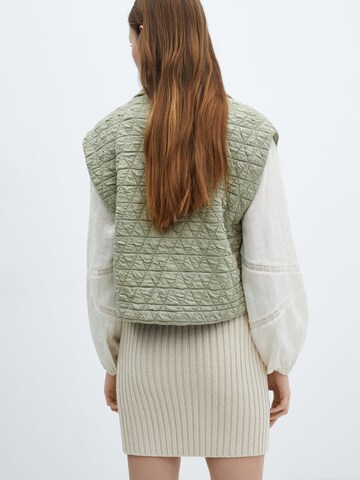 MANGO Bodywarmer 'Limba' in Groen