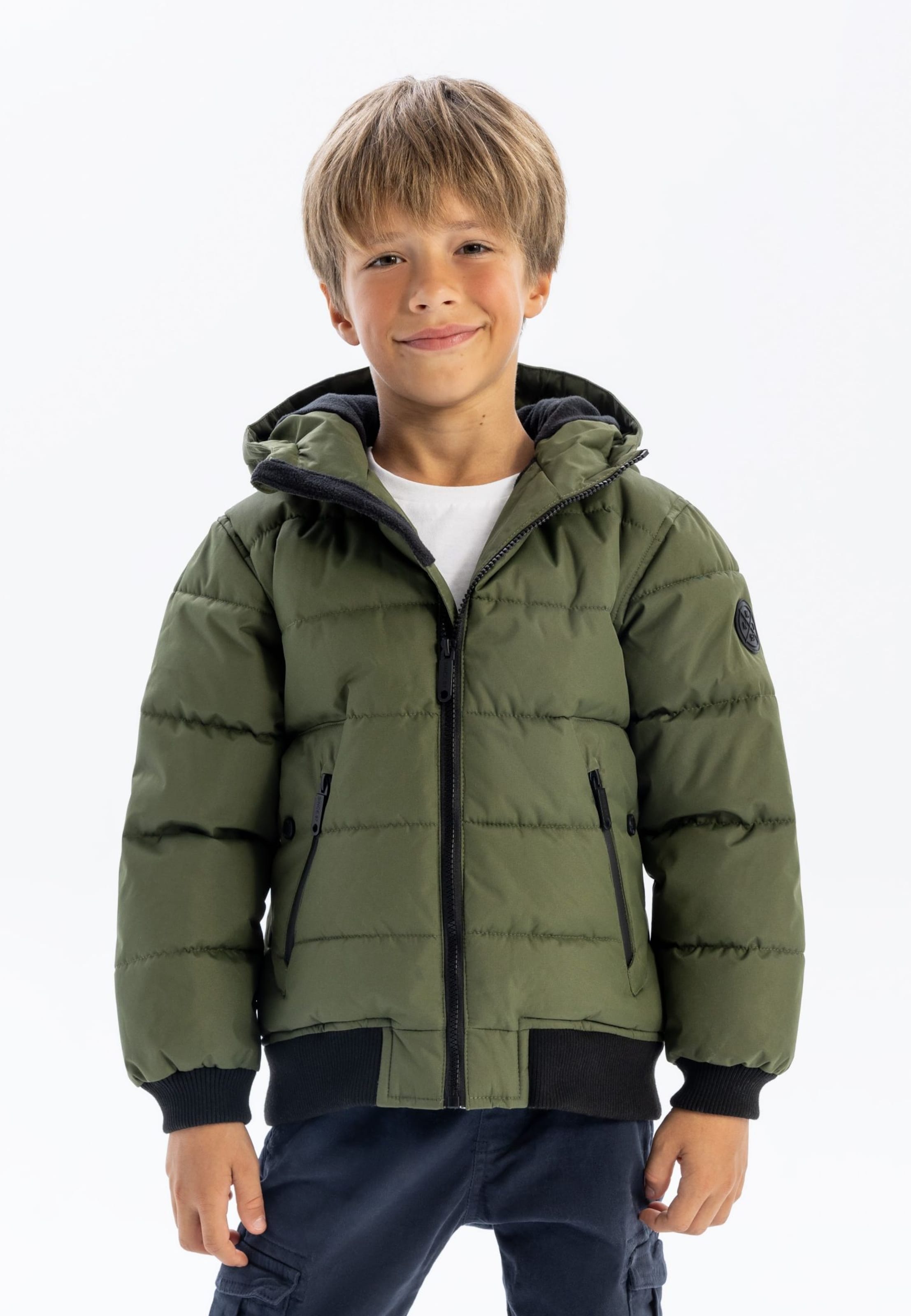 MINOTI Winter jacket in Green: front