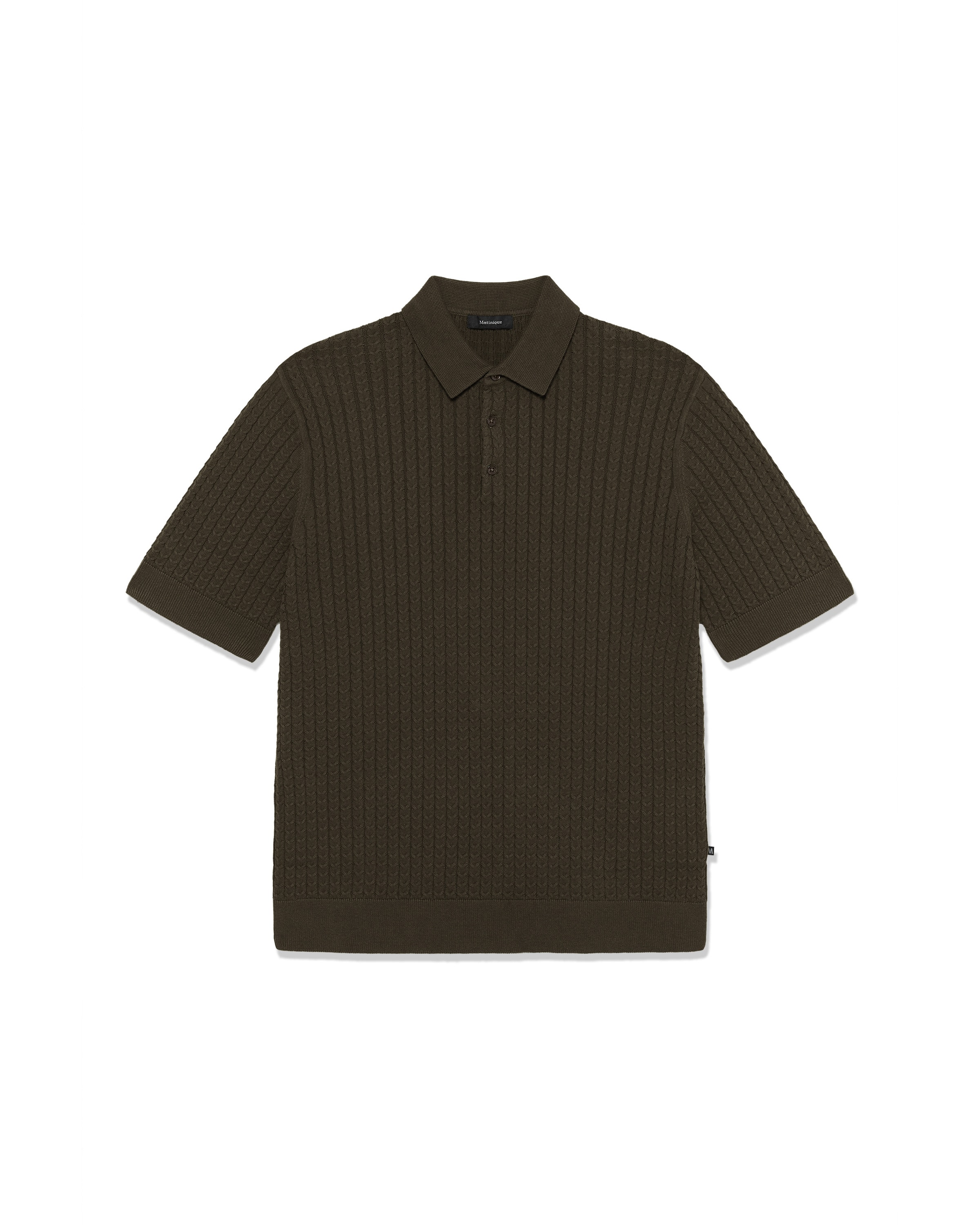 Matinique Poloshirt in Braun: Vorderseite