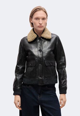 Mauritius Between-season jacket 'Hiver' in Black: front