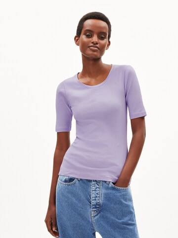 ARMEDANGELS Shirt 'Maia Viola' in Purple: front