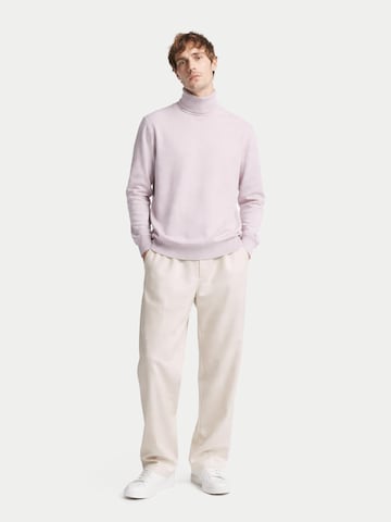 GOBI Cashmere Pullover 'Men's Essential Turtleneck Cashmere Sweater'‌ in Lila