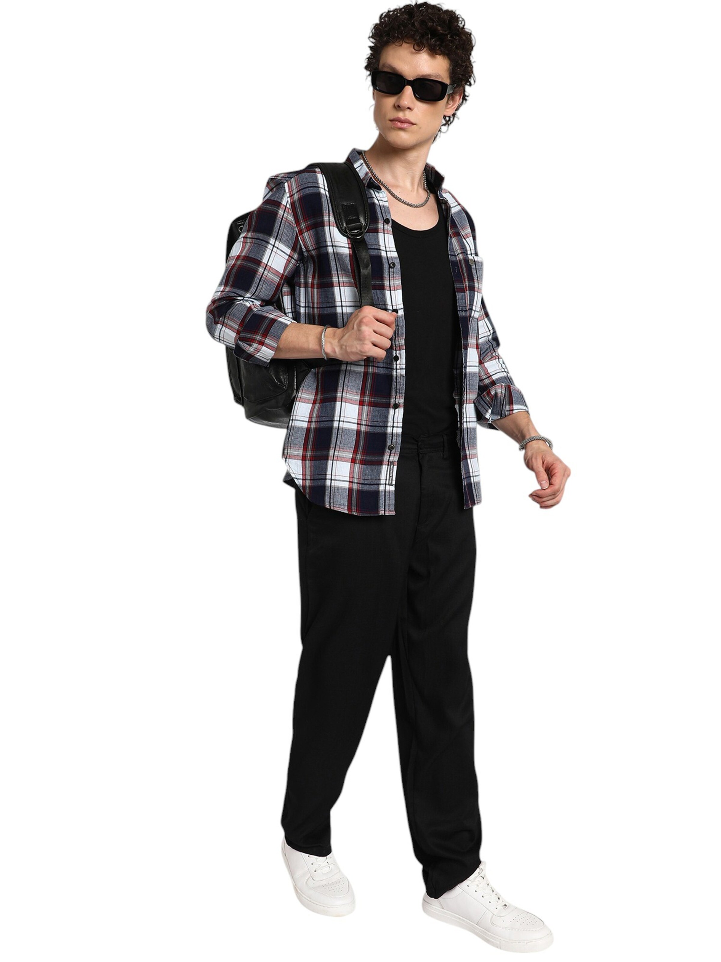 Campus Sutra Klasický střih Košile 'Tarina' – šedá