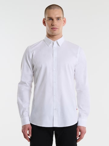 BIG STAR Button Up Shirt 'NISSIP' in White: front