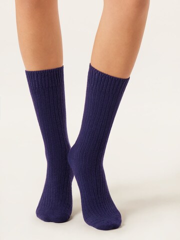CALZEDONIA Socks in Blue: front