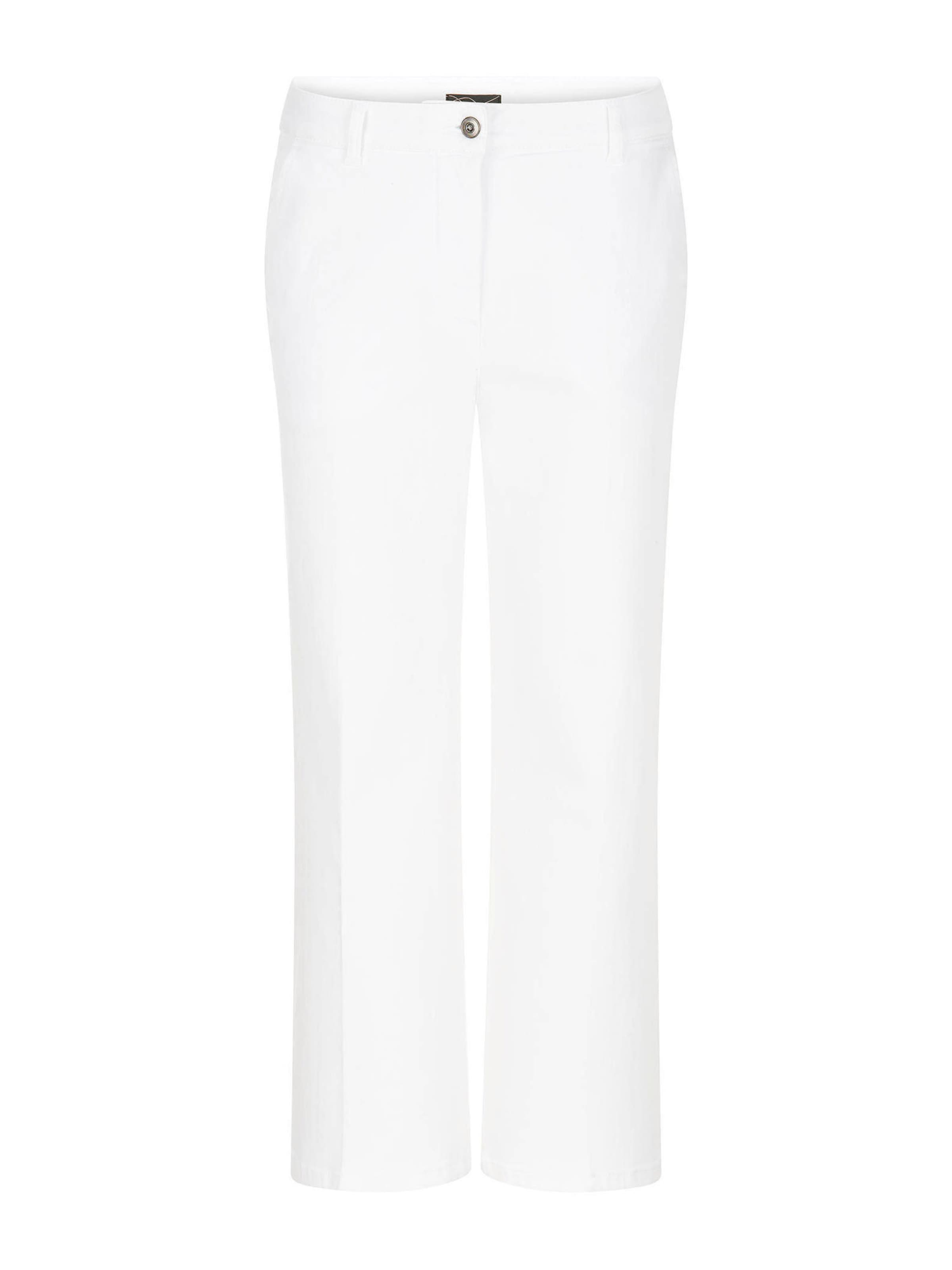 Goldner Jeans 'Vera' in White: front