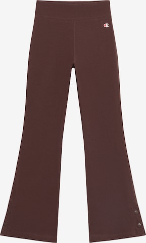 Champion Flared Broek in Bruin: voorkant